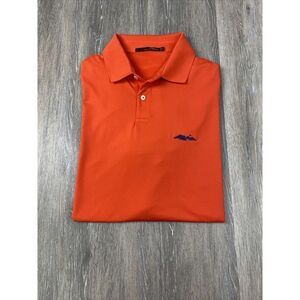 Ralph Lauren RLX Golf Polo Shirt Mens‎ Extra Large Orange Short Sleeve Stretch